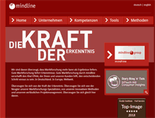Tablet Screenshot of mindline.de